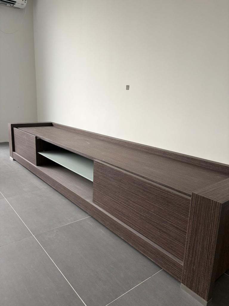 Stijlvolle tv-meubel, Ophalen, Zo goed als nieuw, 200 cm of meer, Minder dan 100 cm