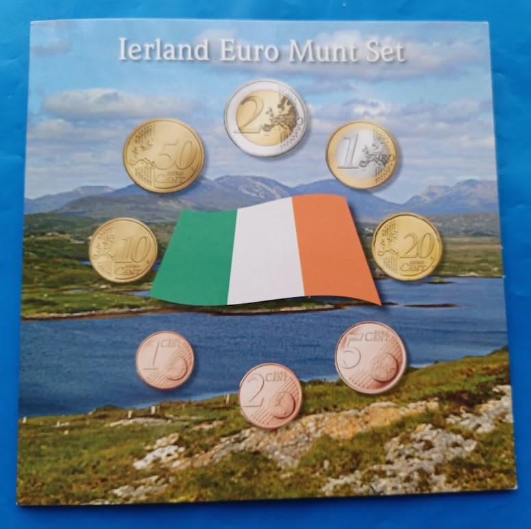 Ierland 2002 Luxe FDC Muntset met penning, Verzenden, Ierland, Overige waardes, Setje
