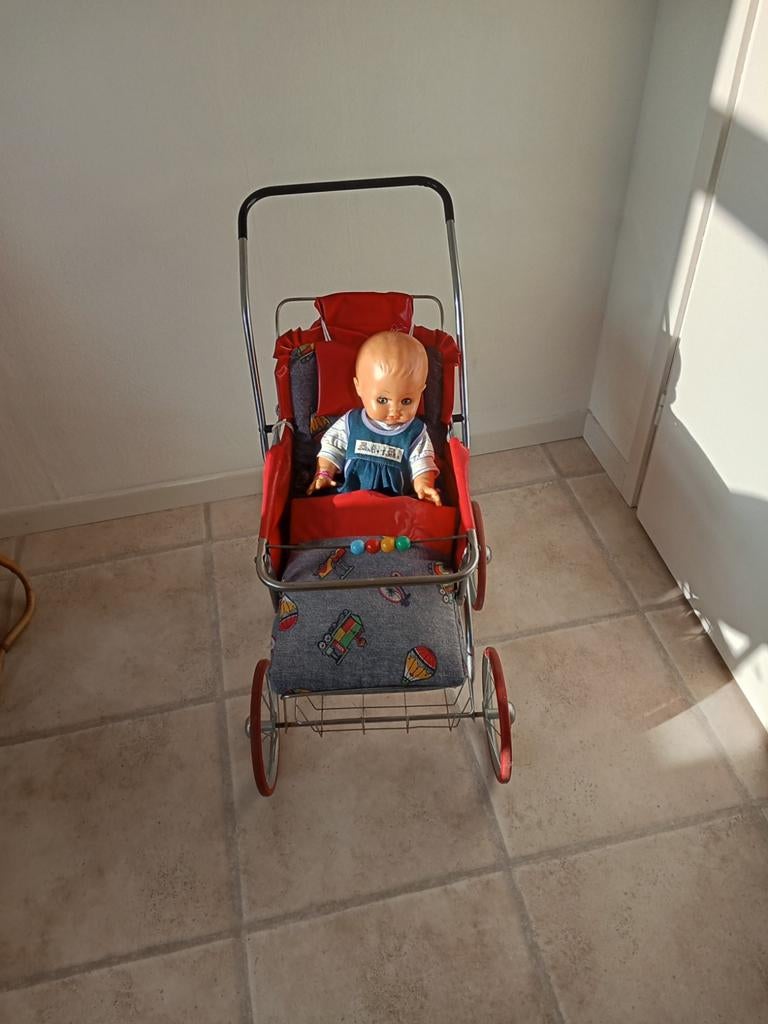 Poppenwagen, Ophalen, Gebruikt