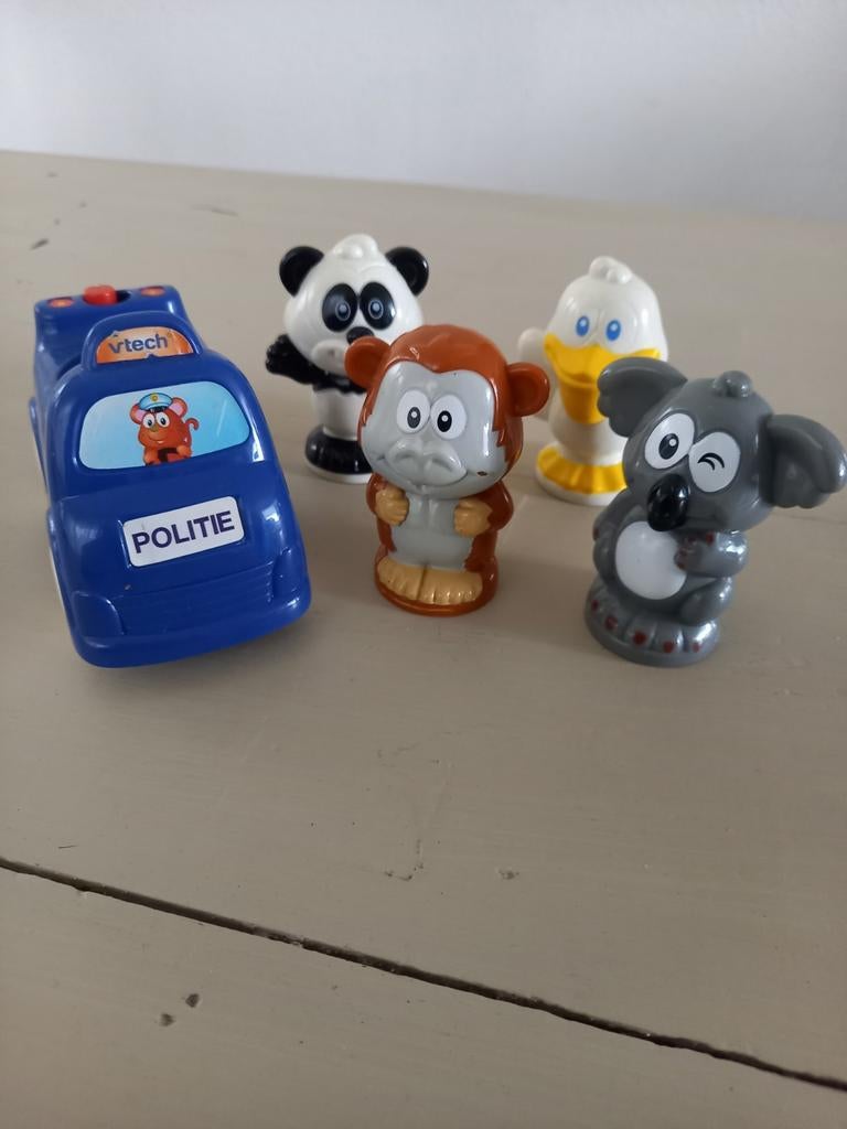 Vtech Toet Toet Auto Politie met Dieren, Ophalen of Verzenden, Gebruikt, 6 maanden tot 2 jaar