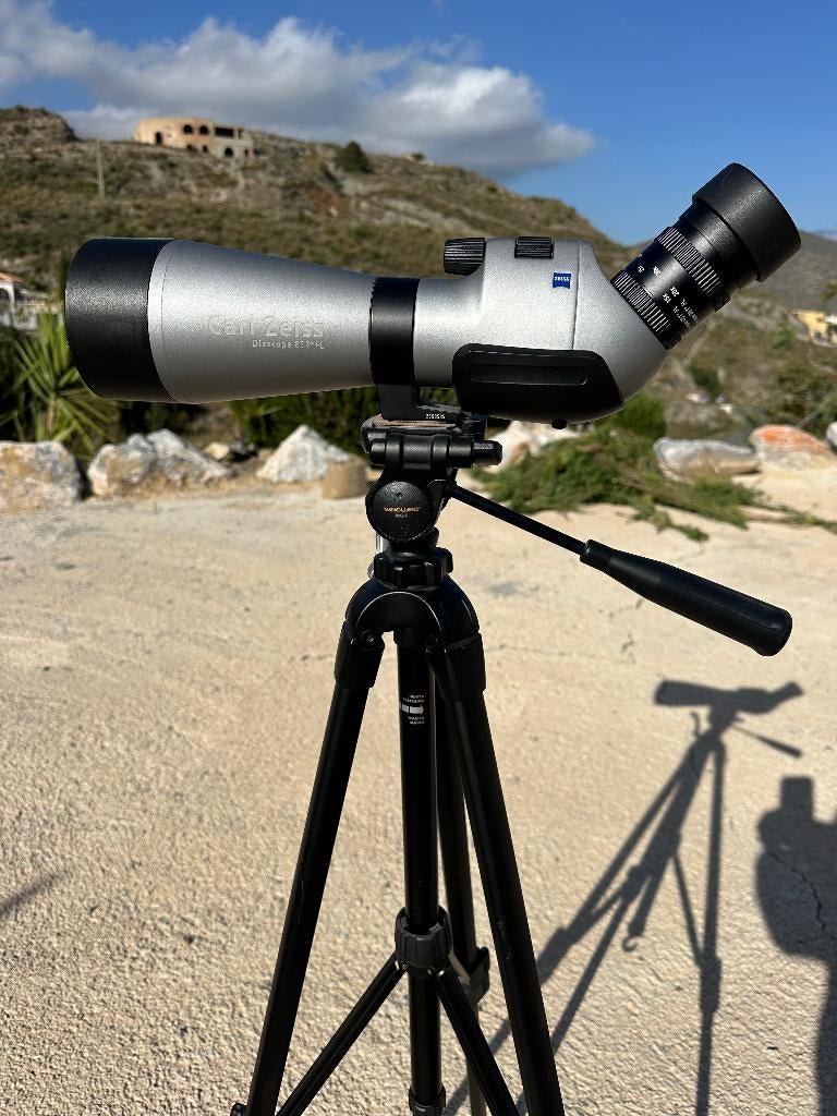 spotting scope Zeiss Victory Diascope T* 85 FL, Lenzentelescoop (refractor), 80 tot 200 mm, Met statief, Ophalen of Verzenden