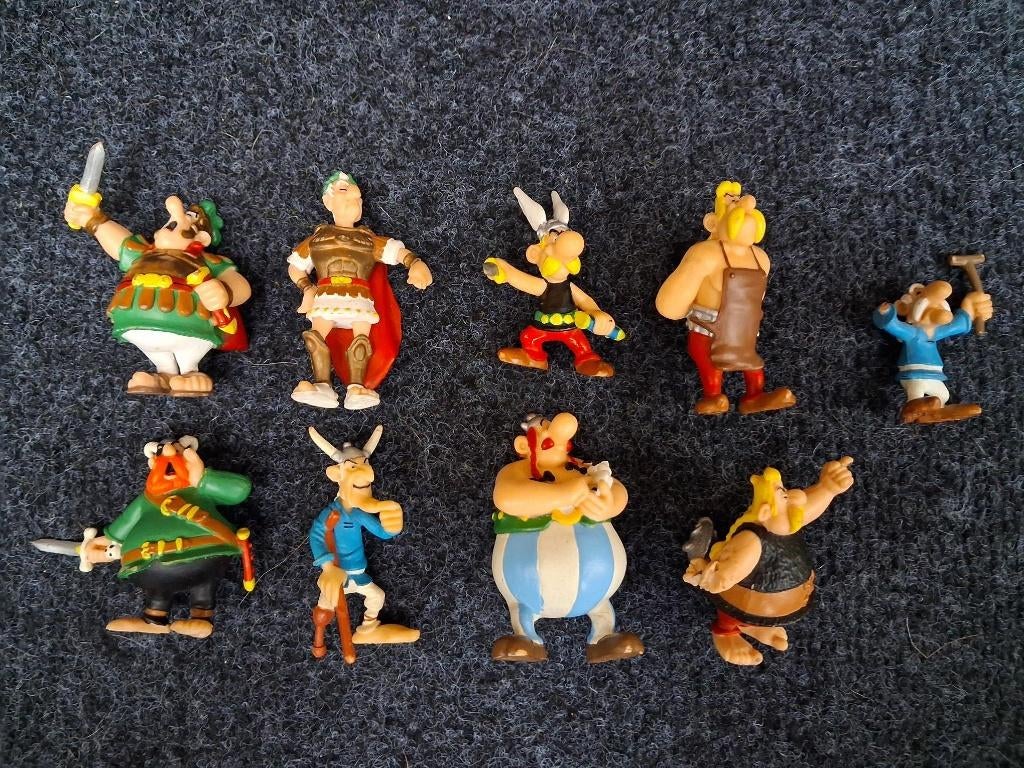 Partij Asterix en Obelix figuren, Ophalen, Asterix en Obelix, Zo goed als nieuw, Beeldje of Figuurtje