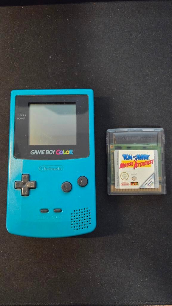 Game Boy Color orgineel + Game, Spelcomputers en Games, Spelcomputers | Nintendo Game Boy, Ophalen of Verzenden, Gebruikt, Game Boy Color