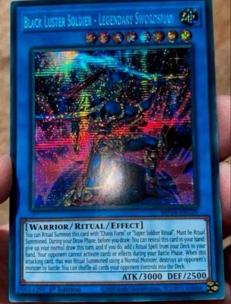 Yu-Gi-Oh! Black Luster Soldier Legendary Swordsman MP24 1st, Hobby en Vrije tijd, Verzamelkaartspellen | Yu-gi-Oh!, Ophalen of Verzenden