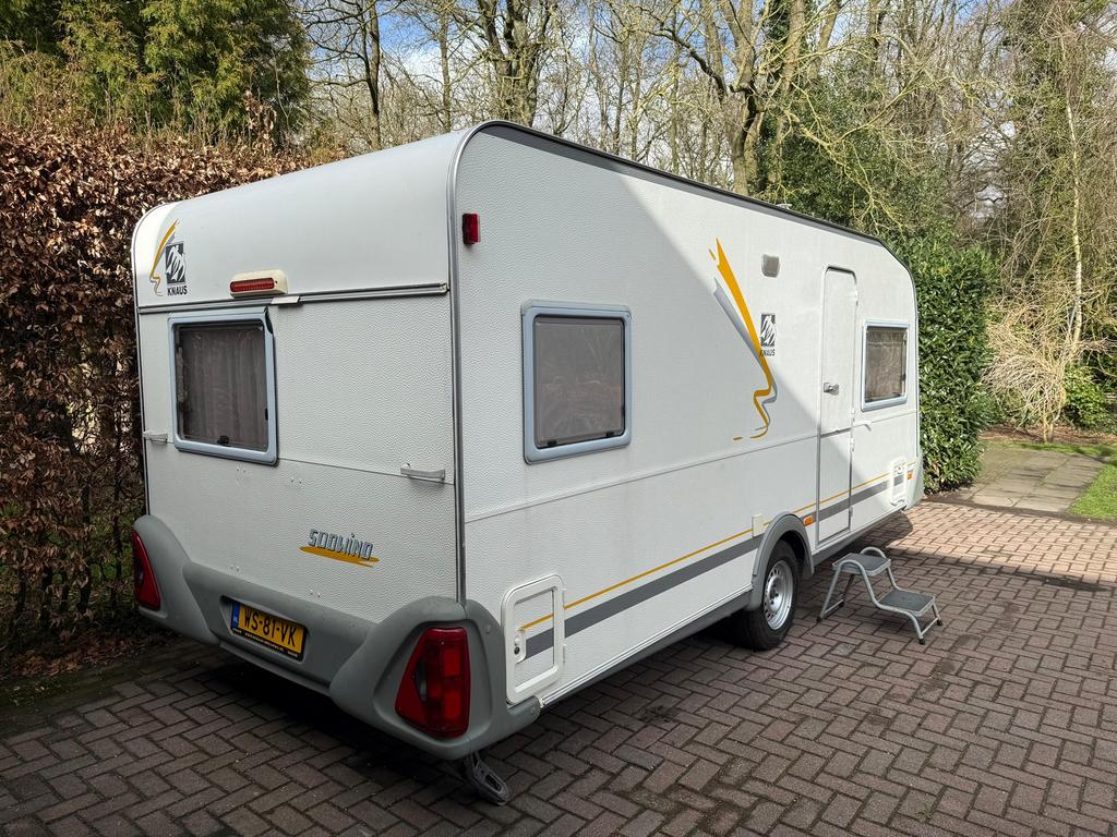 Knaus Südwind 495 TF 1998, Caravans en Kamperen, Rondzit, Koelkast, Particulier, 4 tot 5 meter