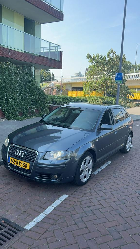 Audi A3 3.2 Sportback 184KW Quattro DSG 2005 Grijs, Auto's, Audi, Automaat, 3189 cc, Vierwielaandrijving, 1600 kg