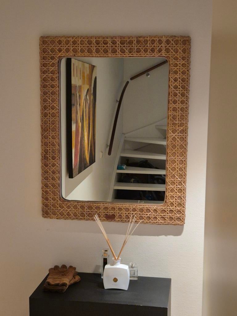 Riviera Maison spiegel, Huis en Inrichting, Woonaccessoires | Spiegels, Ophalen, Zo goed als nieuw, 75 tot 100 cm, Minder dan 100 cm