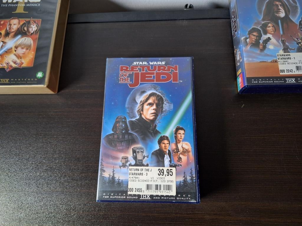 Star Wars Return of the Jedi 1983 VHS., Verzamelen, Star Wars, Ophalen of Verzenden, Actiefiguurtje