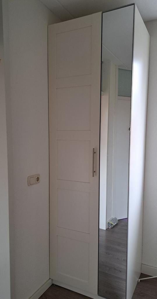 Pax kast 236 x 75 cm incl spiegel, Ophalen, 200 cm of meer, 50 tot 100 cm, Zo goed als nieuw