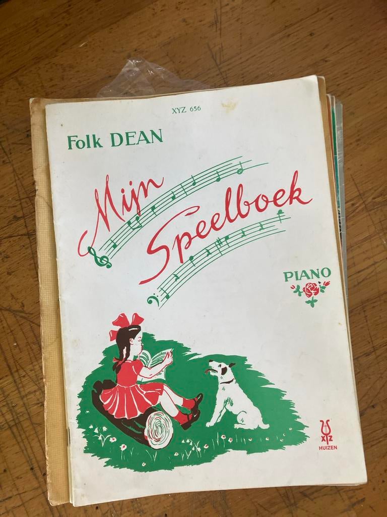 Folk DEAN Mijn Speelboek Piano bladmuziek, Muziek en Instrumenten, Bladmuziek, Gebruikt, Ophalen of Verzenden, Artiest of Componist