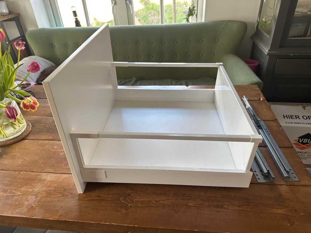 IKEA Metod/Maximera lade hoog -  60x60, Ophalen, Wit, 50 tot 100 cm, Zo goed als nieuw