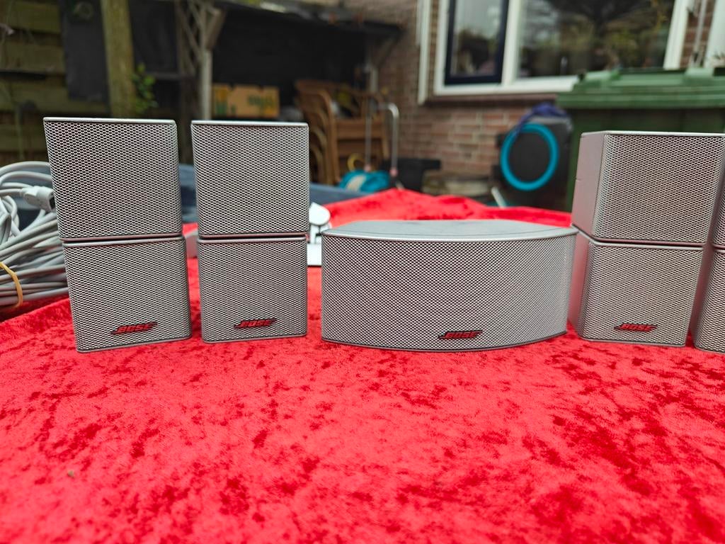 Bose Set Jewel luidsprekers 5x zilvergrijs!!, Ophalen of Verzenden, Zo goed als nieuw, Overige merken