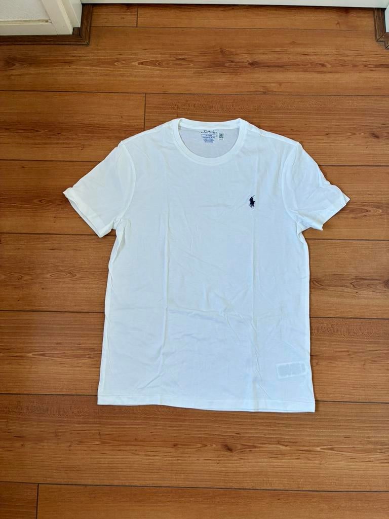 Ralp lauren - t-shirt - wit - maat m, Ophalen of Verzenden, Zo goed als nieuw, Maat 48/50 (M), Wit