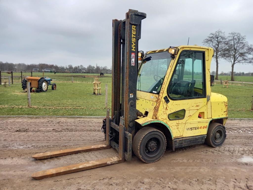 Hyster 4 ton diesel heftruck., 2000 tot 3000 kg, Ophalen of Verzenden, Diesel, Heftruck