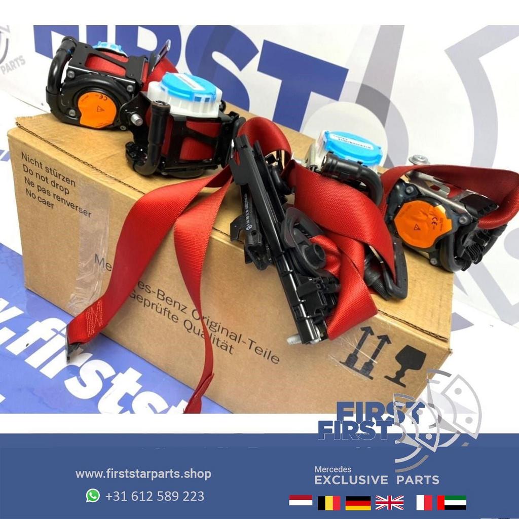 Rode 45 AMG Gordels Mercedes W176 A W117 CLA W156 GLA Klasse, Gebruikt, -, Ophalen of Verzenden, -