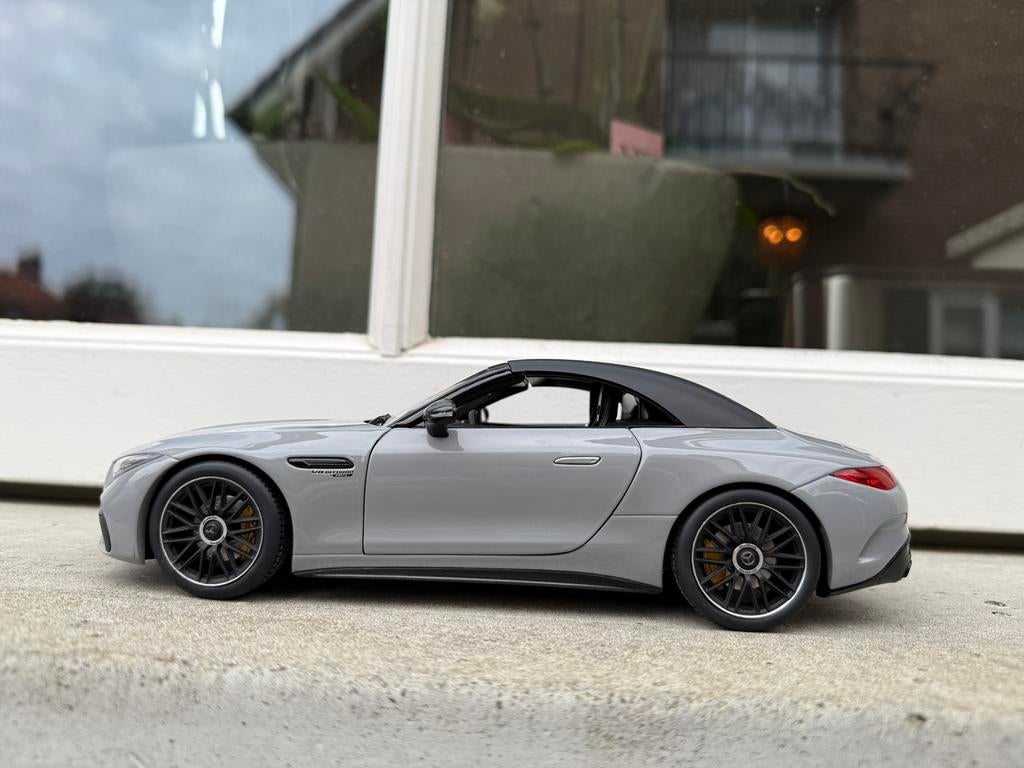 1:18 Mercedes SL63 AMG R232 grijs 2024 iScale, Overige merken, Grosse Elbstrasse 162, 22767 Hamburg, Duitsland, Info@iscale.de