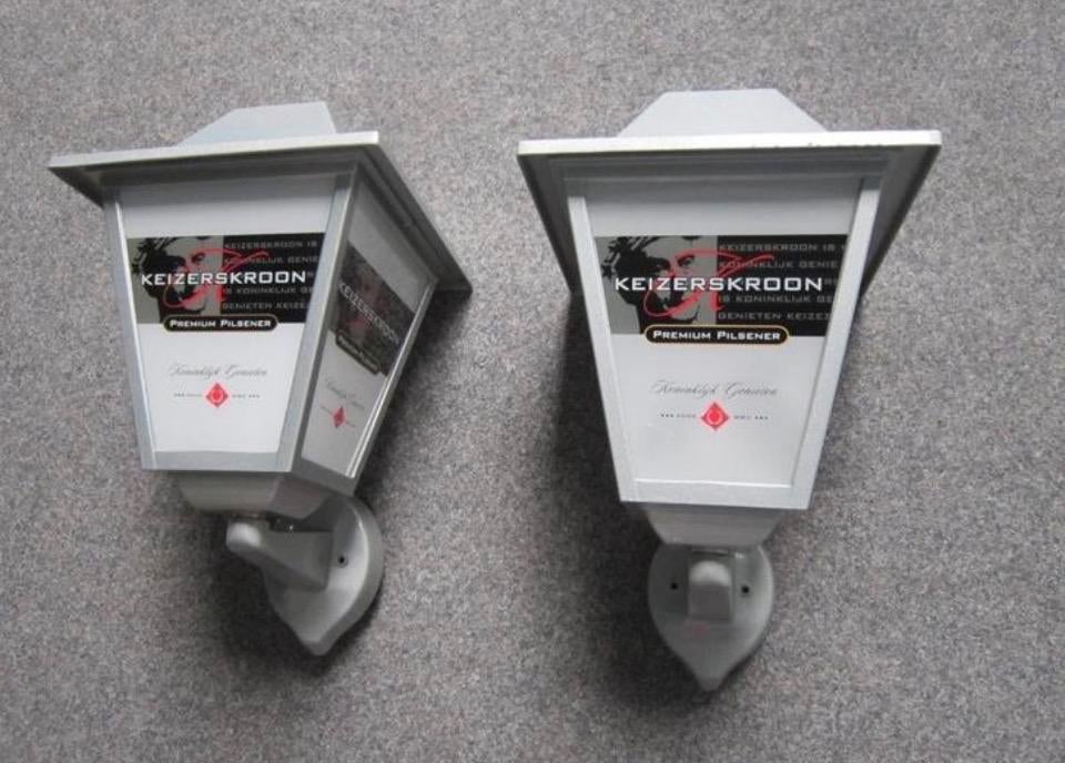 Nieuwe Keizerskroon Premium Pilsener Lantaarns (2 stuks), Ophalen of Verzenden, Nieuw, Lichtbak of (neon) lamp