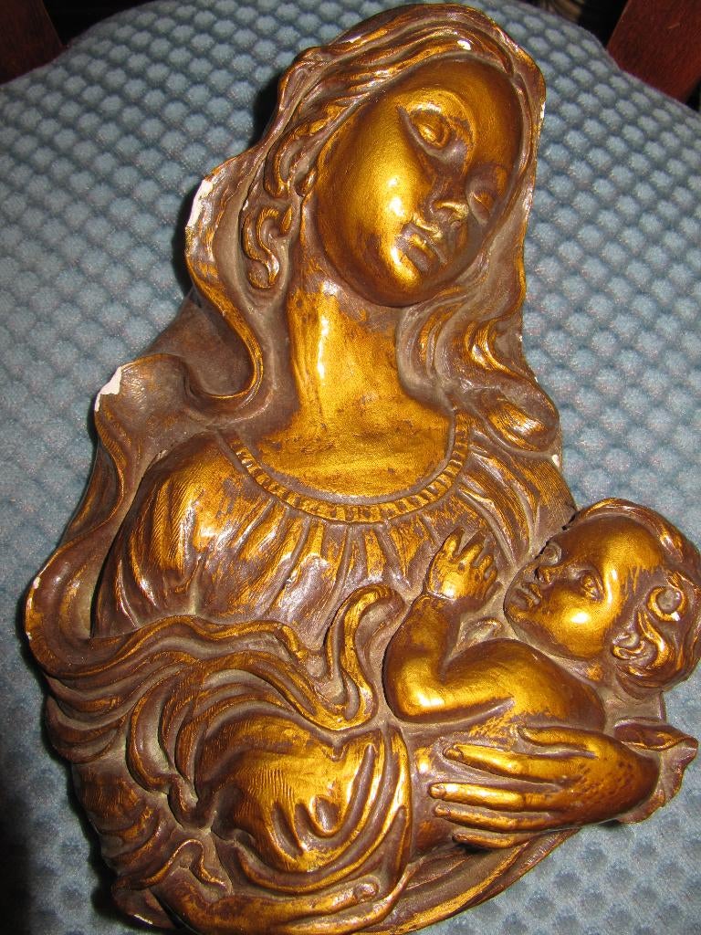 Maria met Kindje Jezus ,Muurdecoratie., Ophalen of Verzenden