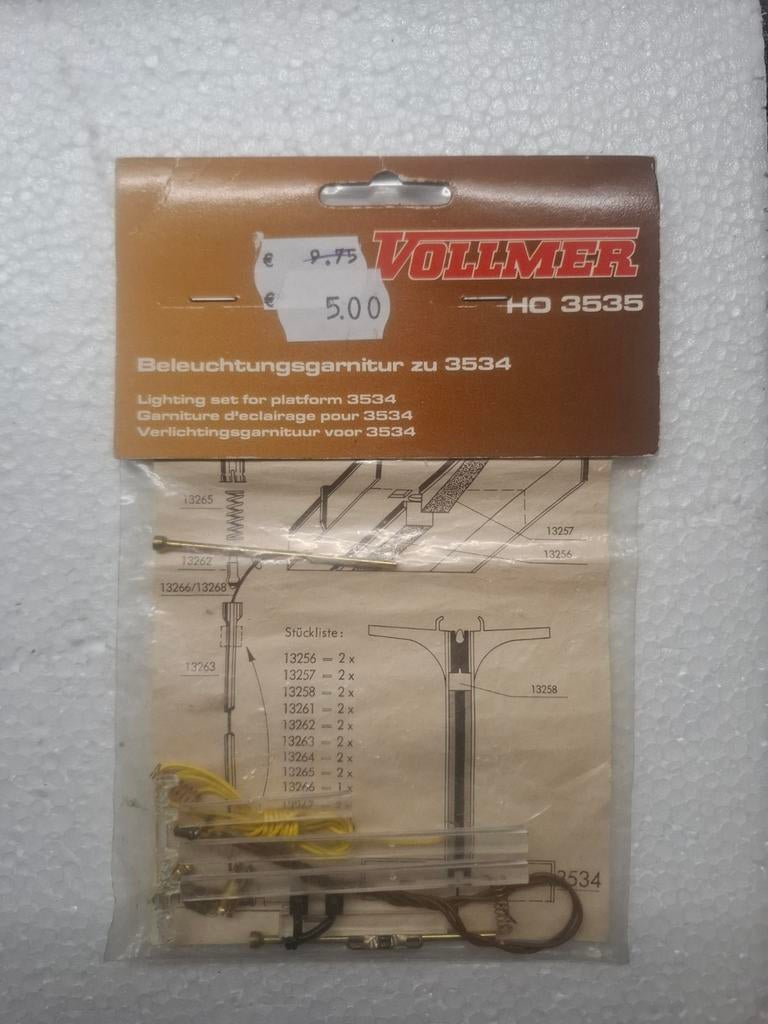 Vollmer ho 3535 verl garnituur nieuw, Hobby en Vrije tijd, Modeltreinen | H0, Overige merken, Gelijkstroom of Wisselstroom, Brug, Tunnel of Gebouw