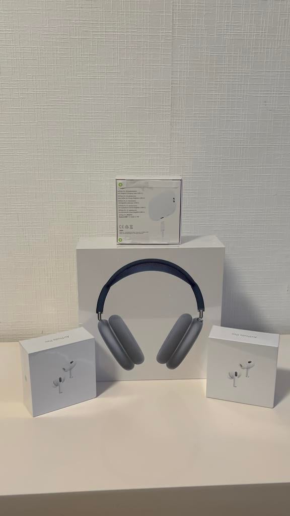 AirPods Max + Airpods pro 2, Audio, Tv en Foto, Koptelefoons, Ophalen, Nieuw, Overige merken