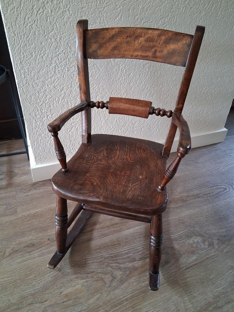 Oxford Windsor schommelstoel voor kinderen 19e eeuw, Antiek en Kunst, Ophalen of Verzenden