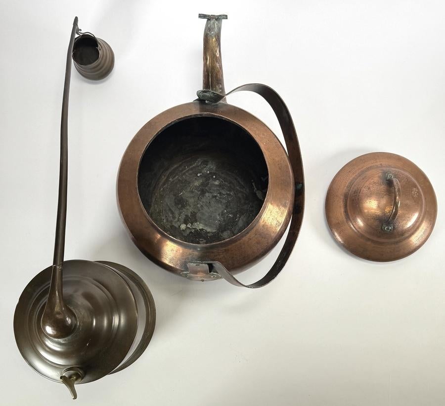 1470. Ketel en kroepketel, circa 1900, Ophalen of Verzenden