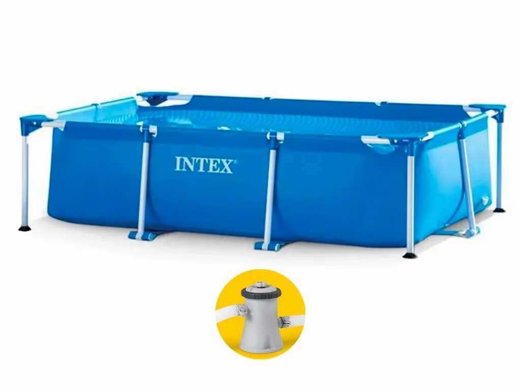 Intex Metal Frame Pool - 260 x 160 x 65 - met filterpomp, Ophalen, Gebruikt