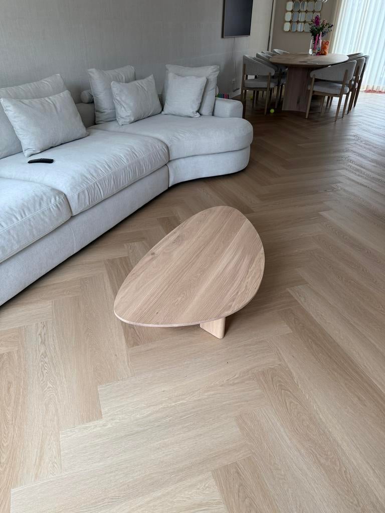 Nieuw: Table du Sud Salontafel Liv 120x60, Ophalen, 100 tot 150 cm, Eikenhout, Nieuw
