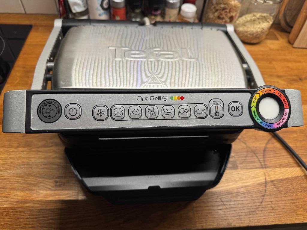 Tefal OptiGrill + wafelplaten, Ophalen, Uitneembare platen, Gebruikt