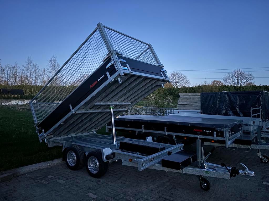 2026 Anssems KSX3000 3-zijdige elektrische kieper Go-getter, Auto diversen, Ophalen, Zo goed als nieuw