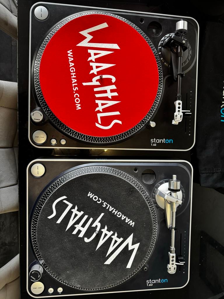 Stanton T60 en T62 draaitafels - Compleet en perfect werkend, Audio, Tv en Foto, Overige merken, Gebruikt, Pitch-regelaar, Ophalen of Verzenden