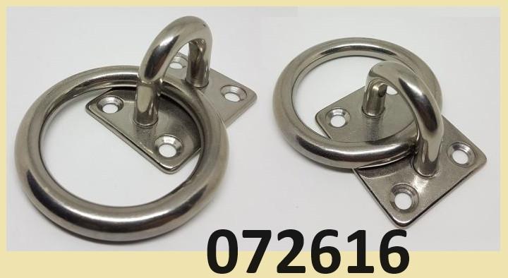 072616 RVS aanlegring 50 x 40 mm. € 7,95, Ophalen of Verzenden, Nieuw, Overige typen