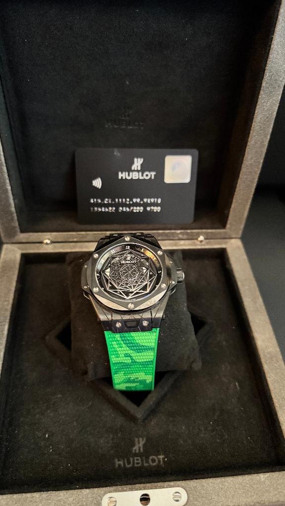Hublot Big Bang Sang Bleu 415.CX.1112.VR.MXM18, Ophalen, Zo goed als nieuw, Overige merken