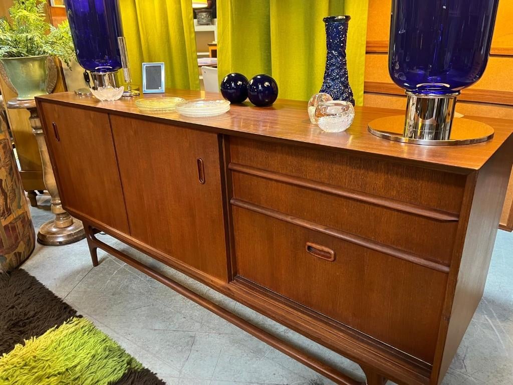 6) Vintage Deens dressoir, Huis en Inrichting, Ophalen, Gebruikt, ., 150 tot 200 cm