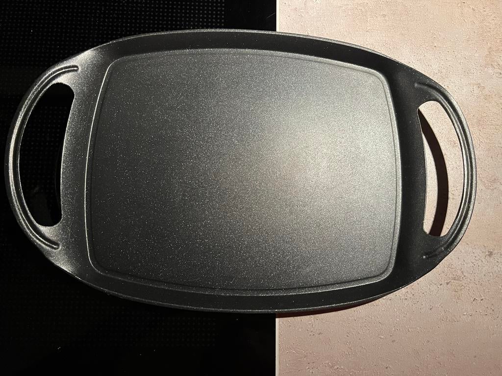 Bakplaat voor op kookplaat - InBlack, Huis en Inrichting, Keuken | Potten en Pannen, Gebruikt, Inductieplaat, Overige typen, Aluminium