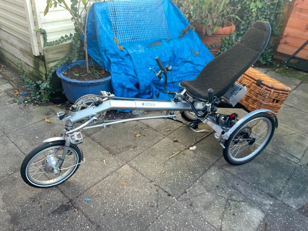 Electrische lig fiets, Fietsen en Brommers, Fietsen | Driewielfietsen, Ophalen of Verzenden, Gebruikt