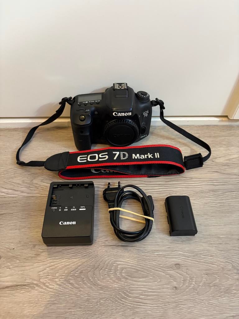 Canon EOS 7D Mark II Spiegelreflexcamera, Audio, Tv en Foto, Fotocamera's Digitaal, 20 Megapixel, Spiegelreflex, Canon, Ophalen of Verzenden