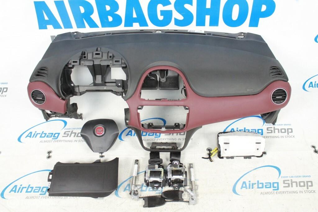 Airbag set - Dashboard bordeaux Fiat Punto Evo (2009-2012), Gebruikt, Ophalen of Verzenden