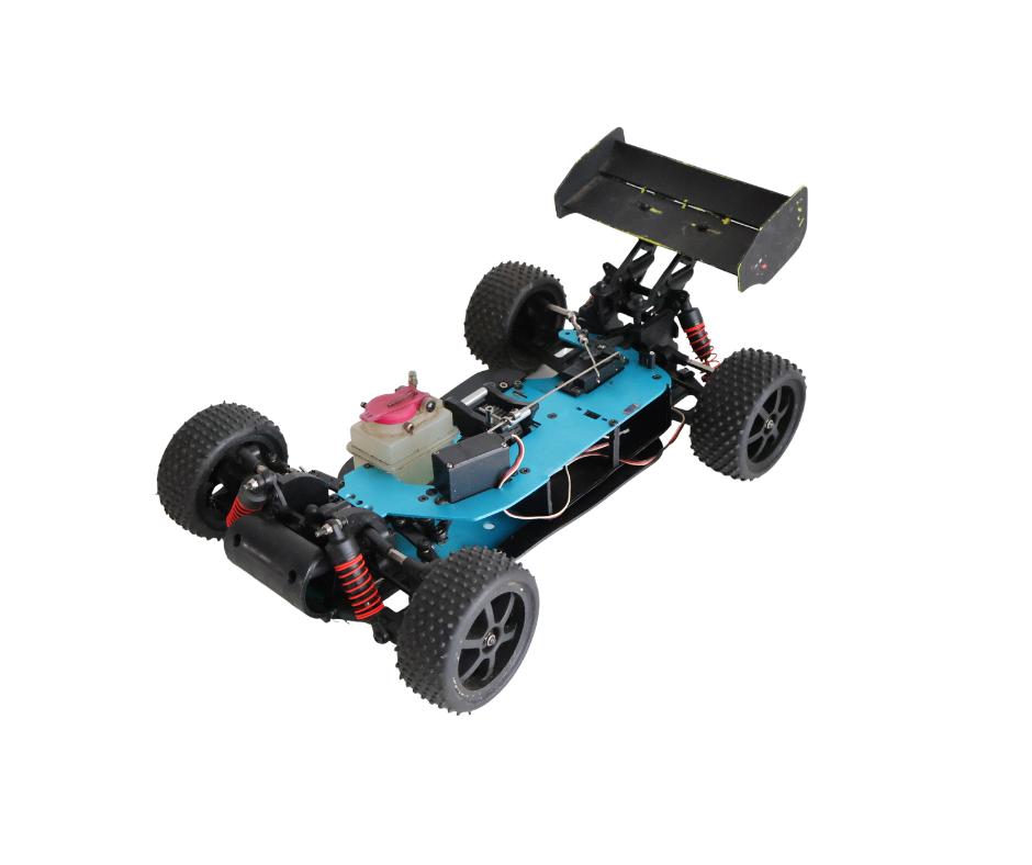 Thunder Tiger 1/10 rc nitro auto, Gebruikt, Auto offroad, Ophalen of Verzenden, Schaal 1:10