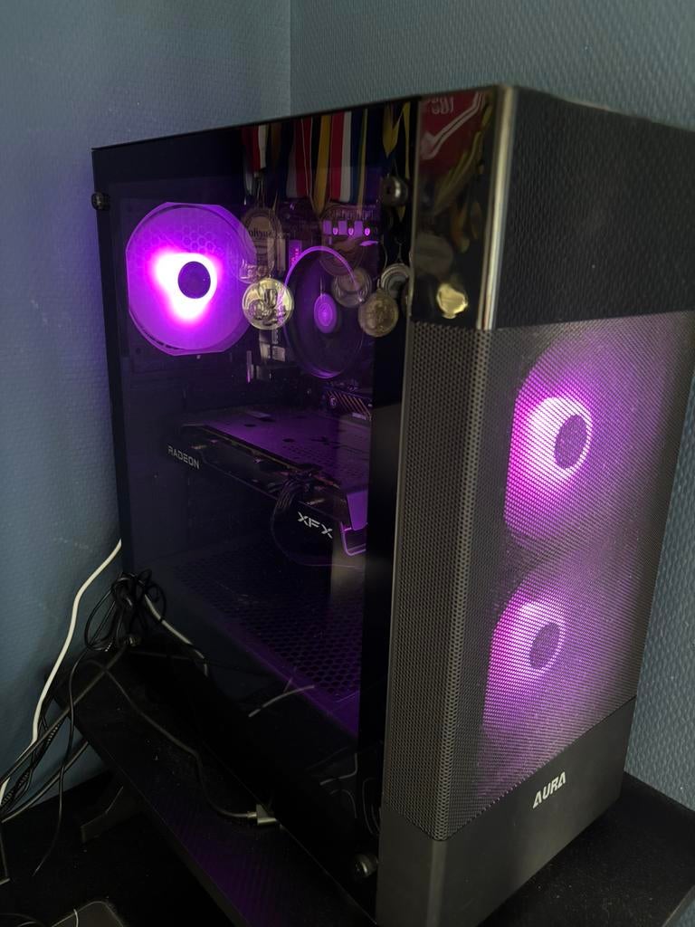 Gaming PC Ryzen 5 5600X + RX 6600 XT | 16GB RAM | 1TB SSD, Ophalen, Zo goed als nieuw, Gaming, SSD