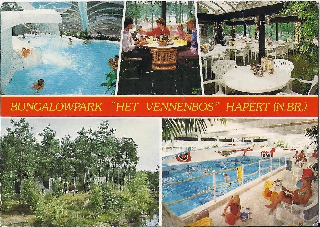 Hapert Het Vennenbos  gelopen ansichtkaart ( 34 ), Ophalen of Verzenden, 1980 tot heden, Gelopen