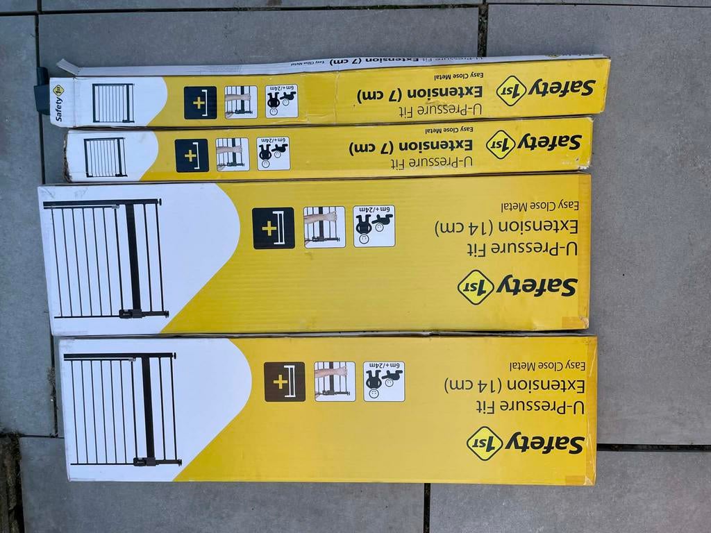 Safety 1st Traphek Verlengstukken (7cm en 14cm), Ophalen, Overige typen, Nieuw, Metaal of IJzer