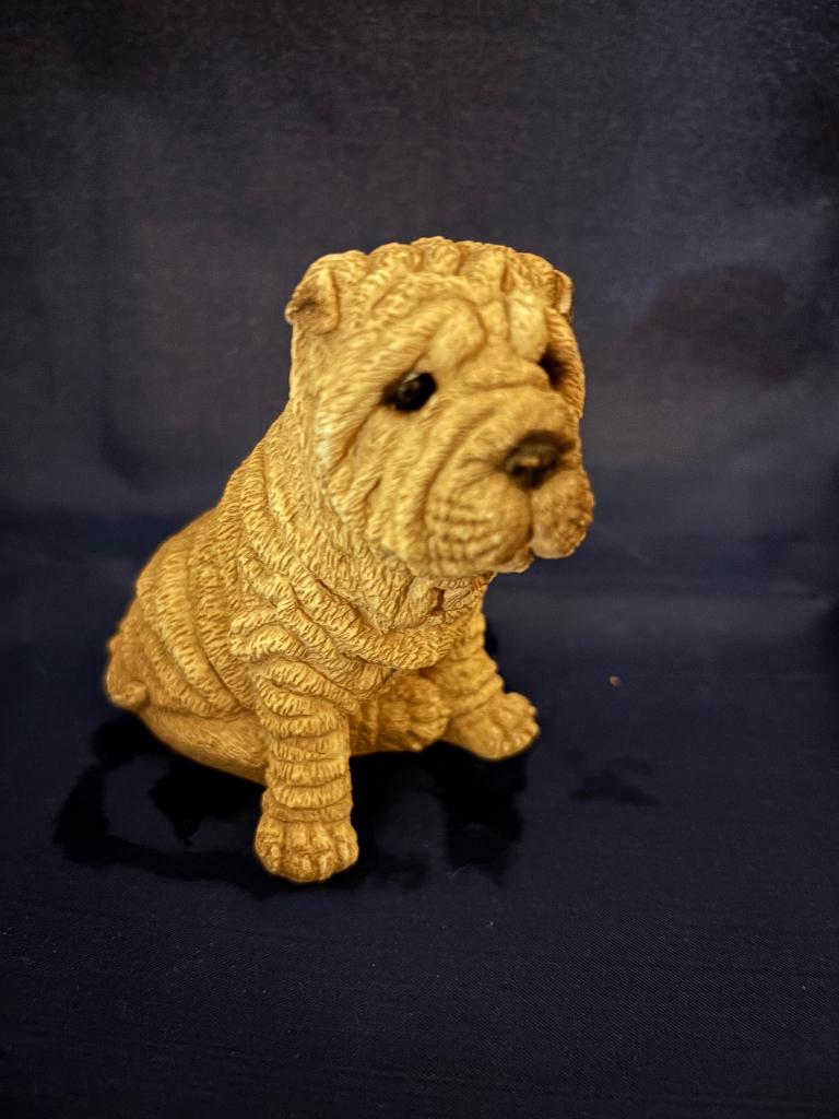 Honden beeld Sharpei hond beeldje, Ophalen, Gebruikt, Dier
