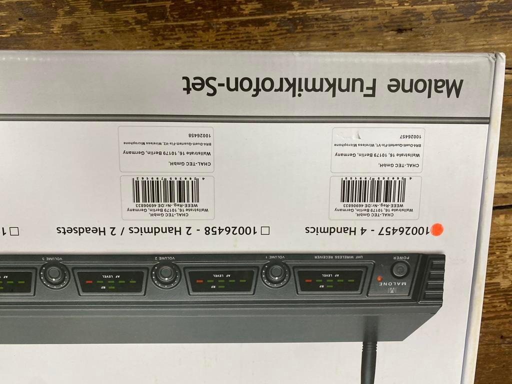 Malone Funkmikrofon-Set - Draadloze Microfoon Set, Ophalen of Verzenden, Nieuw, Zangmicrofoon, Draadloos