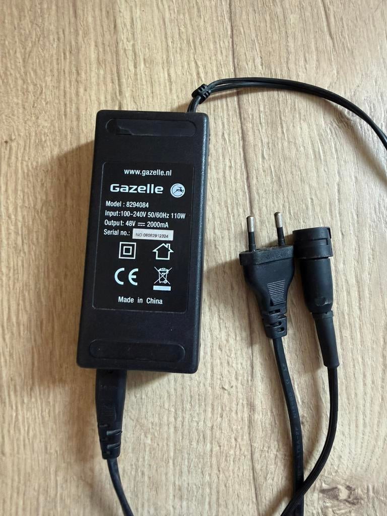 Gazelle oplader, Ophalen, Zo goed als nieuw