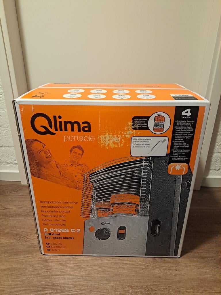 Energiecrisis?? Nieuwe Qlima Kouskachel met dubbelbrander, Ophalen of Verzenden, Nieuw, Overige brandstoffen, Petroleumkachel