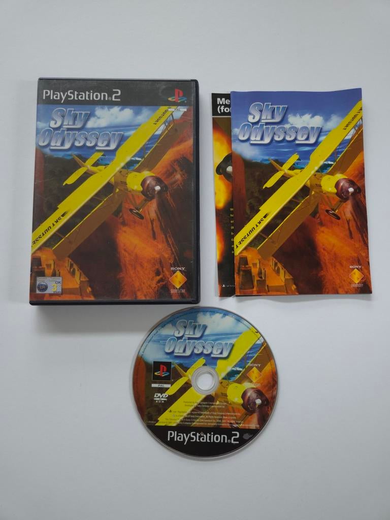 Playstation 2 (PS2) - Sky Odyssey, Spelcomputers en Games, 1 speler, Ophalen of Verzenden, Zo goed als nieuw, Avontuur en Actie