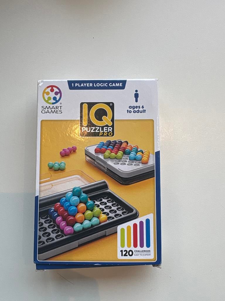 SmartGames IQ Puzzler Pro - Logisch Denkspel, Ophalen of Verzenden, Zo goed als nieuw, Rubik's of 3D-puzzel