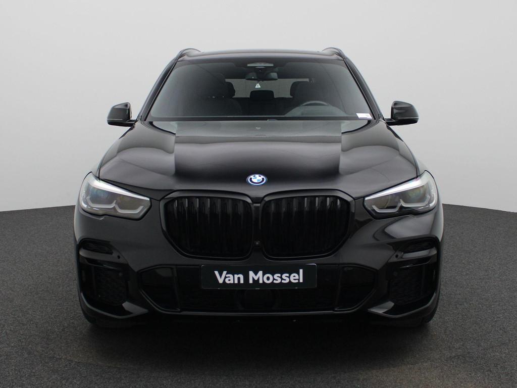 BMW X5 xDrive45e High Executive | M-SPORT | LUCHTVERING | TR, 12 maanden, Gebruikt, 394 pk, Zwart