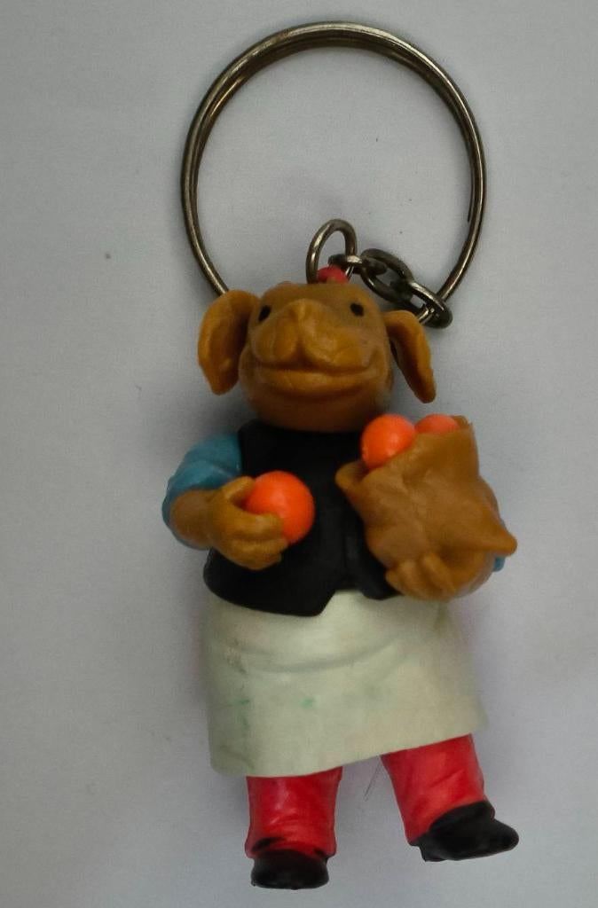 Baas Piet bul groenteboer ( uit Flipje ) sleutelhanger, Ophalen of Verzenden, Zo goed als nieuw, Knuffel of Figuurtje